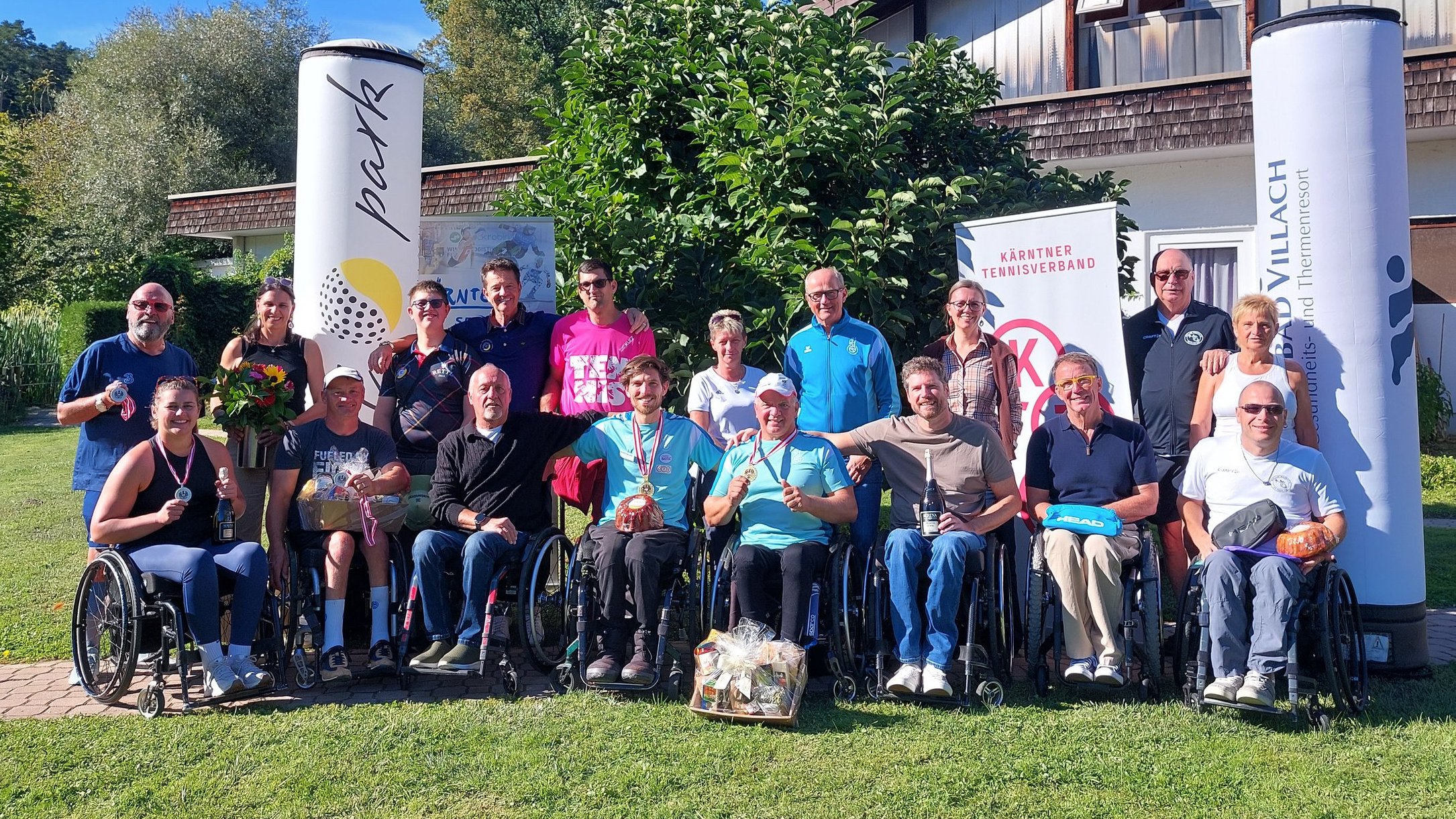 Tennisspieler mit Medaillen und Preisen in Bad Villach, Kärnten